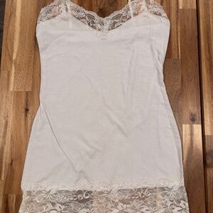 White lace camisole